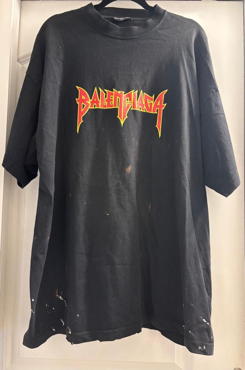 Balenciaga METAL T-SHIRT Oversized Size US L / EU 52-54 / 3 - 3 Thumbnail