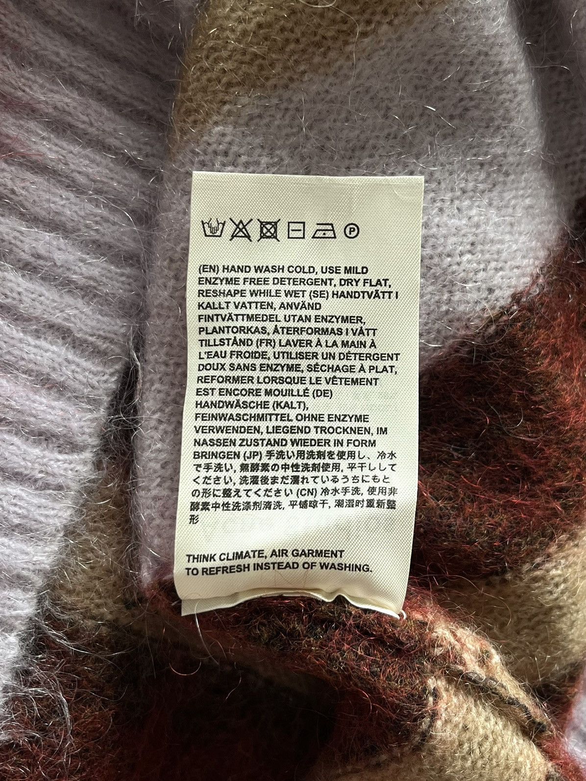Acne Studios Acne Studios Striped Wool Mohair Multicolor Knit Sweater Size XS / US 0-2 / IT 36-38 - 12 Thumbnail