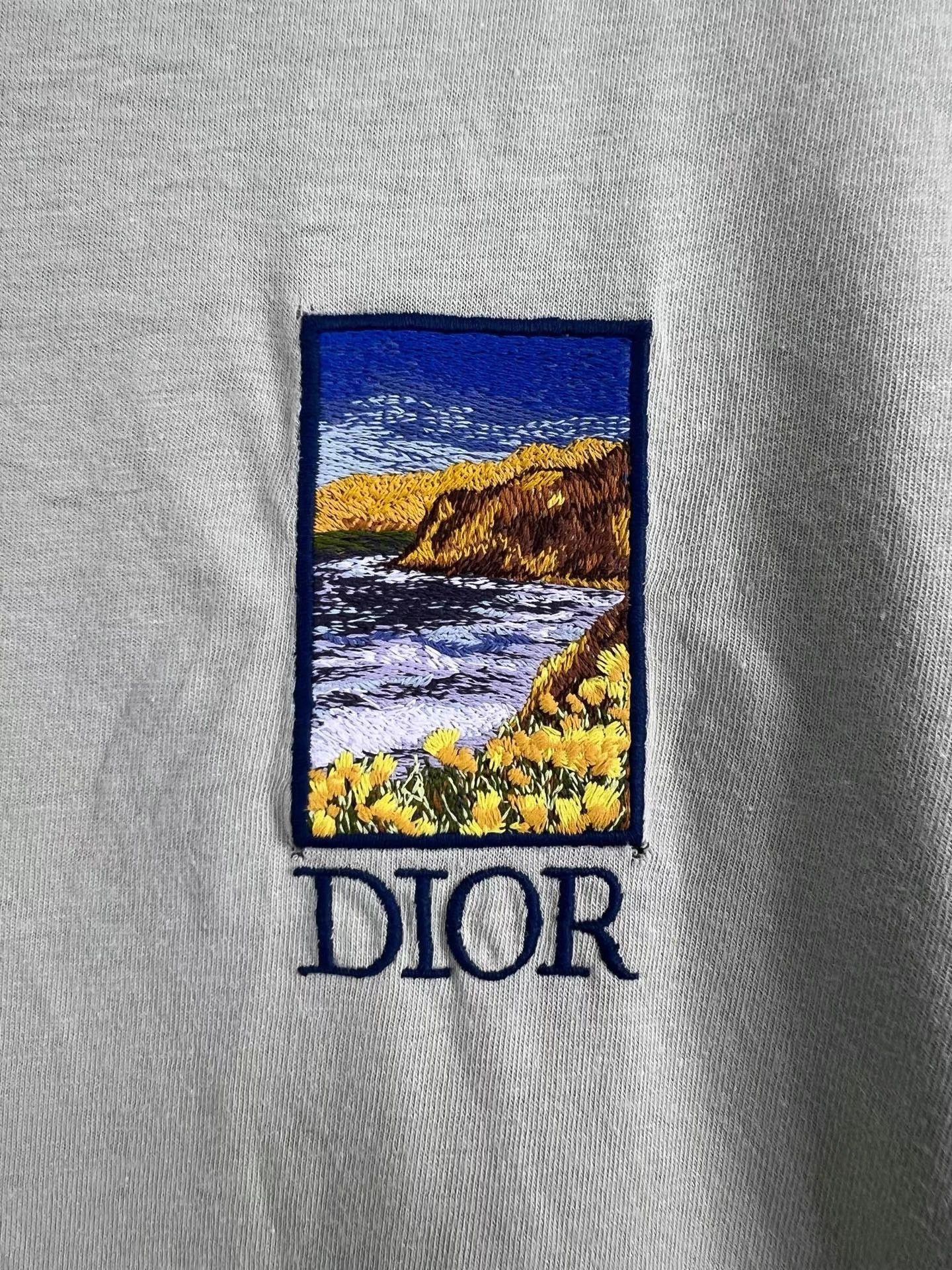 Dior DIOR Landscape Embroidered LOGO Short Sleeve K1 Size US M / EU 48-50 / 2 - 3 Thumbnail