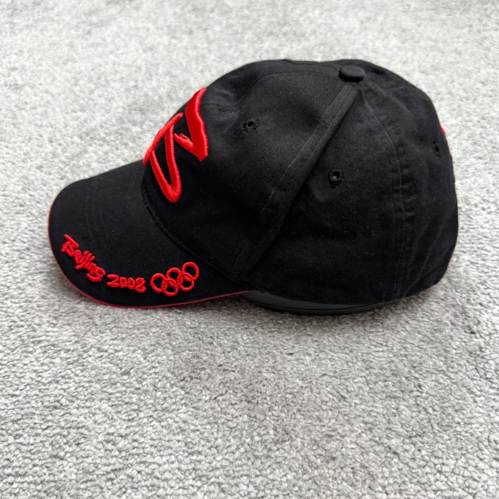 Vintage XP Apparel Beijing 2008 Olympics Baseball Cap Unisex Black Red Cap Hat Size ONE SIZE - 5 Thumbnail