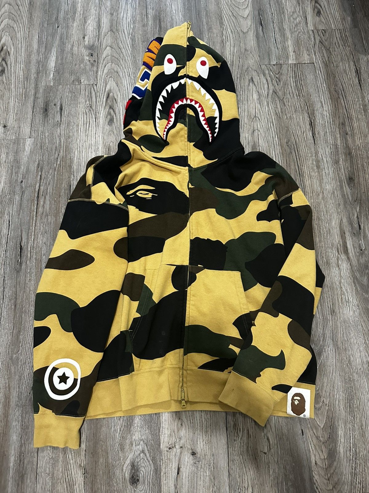 Giant Bape Shark Hoodie size XXL