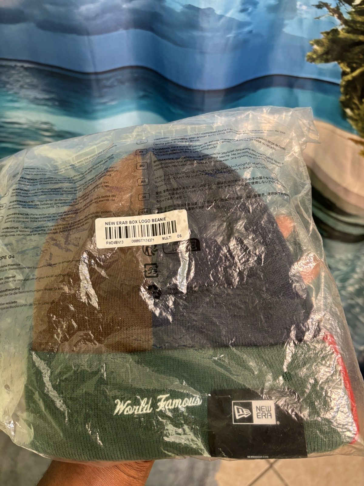 Supreme Supreme x New Era Box Logo Beanie 'Multicolor' Size ONE SIZE - 4 Thumbnail