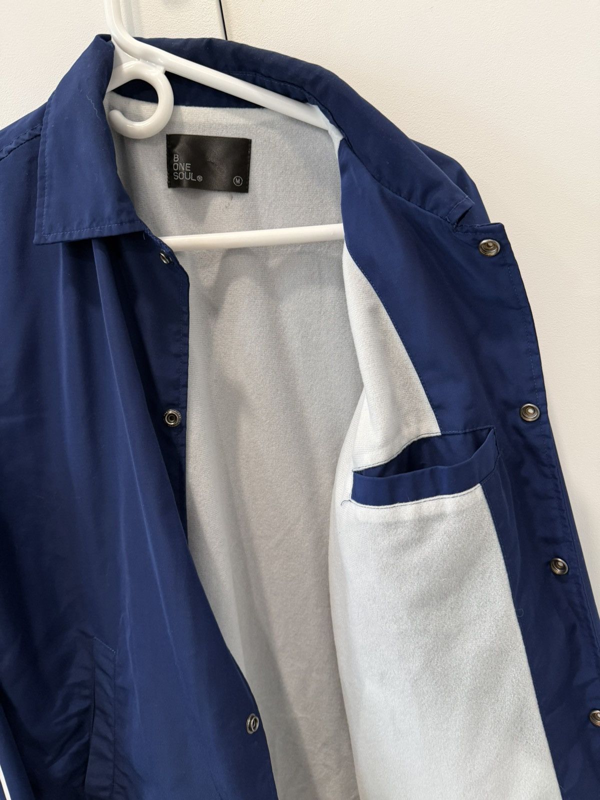 Japanese Brand B One Soul Japanese blue coach jacket Windbreaker QUACKERS! Size US M / EU 48-50 / 2 - 6 Thumbnail