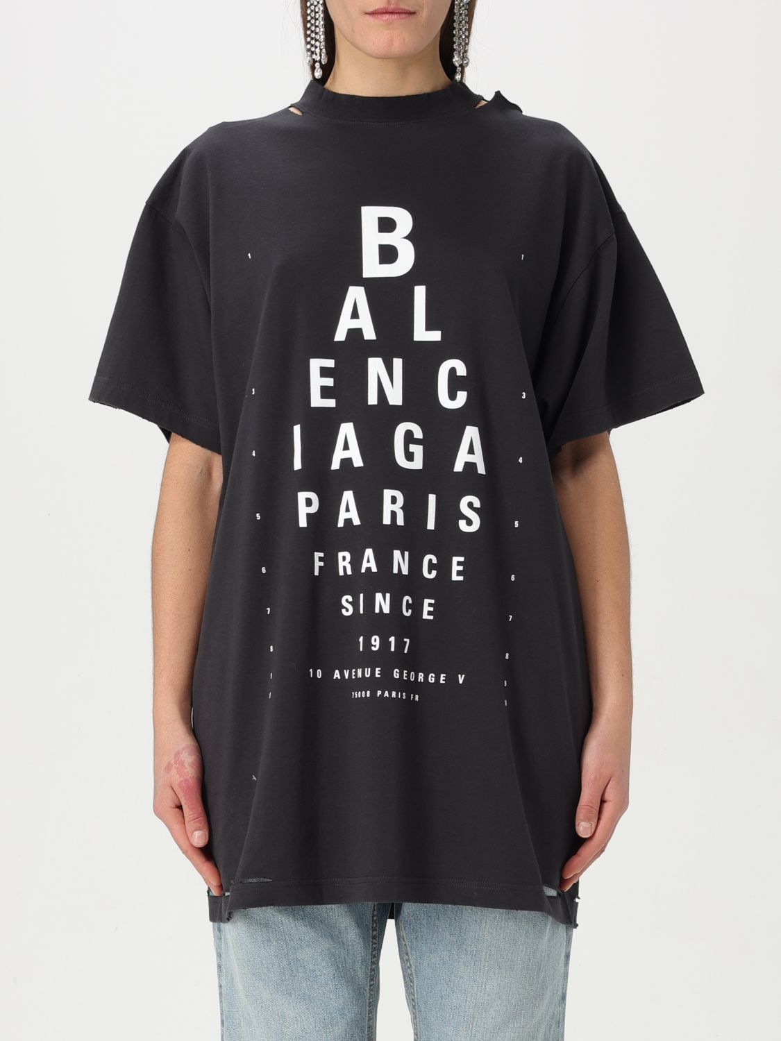 Balenciaga Balenciaga T-Shirt Woman Multicolor Size S / US 4 / IT 40 - 1 Thumbnail