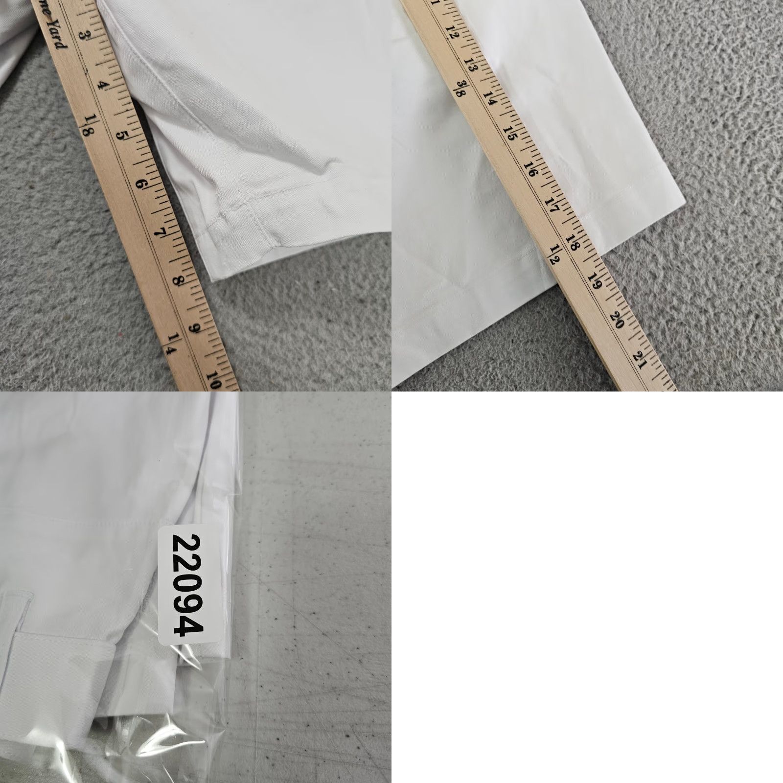 Fabletics Fabletics Mens 42 White Classic Fit Chino Shorts Casual NWT Zip Pocket 8in Inseam Size US 42 / EU 58 - 8 Thumbnail
