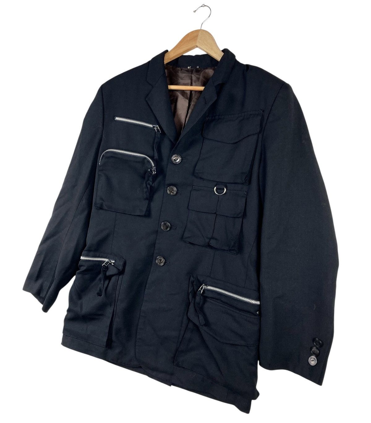 Jean Paul Gaultier Spring Summer 1996 Jean Paul Gaultier Utility Tailor Blazer Size 40L - 3 Thumbnail