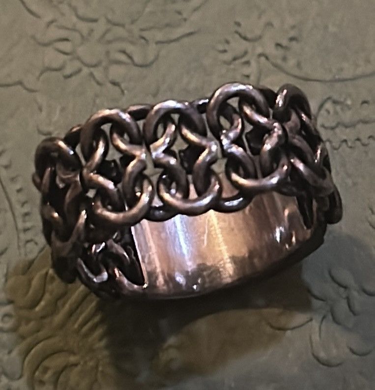 Saint Laurent Paris Saint Laurent ID Plaque Ring in Metal size US 10 Size ONE SIZE - 4 Thumbnail