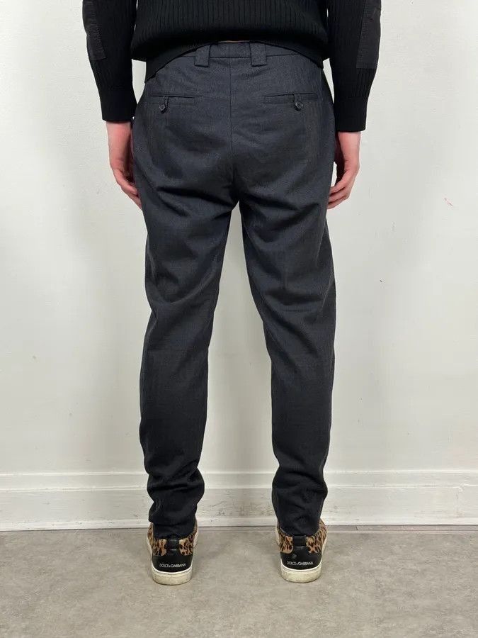 Maison Margiela Maison Margiela Black Wool Minimalist Pants Size US 32 / EU 48 - 4 Thumbnail