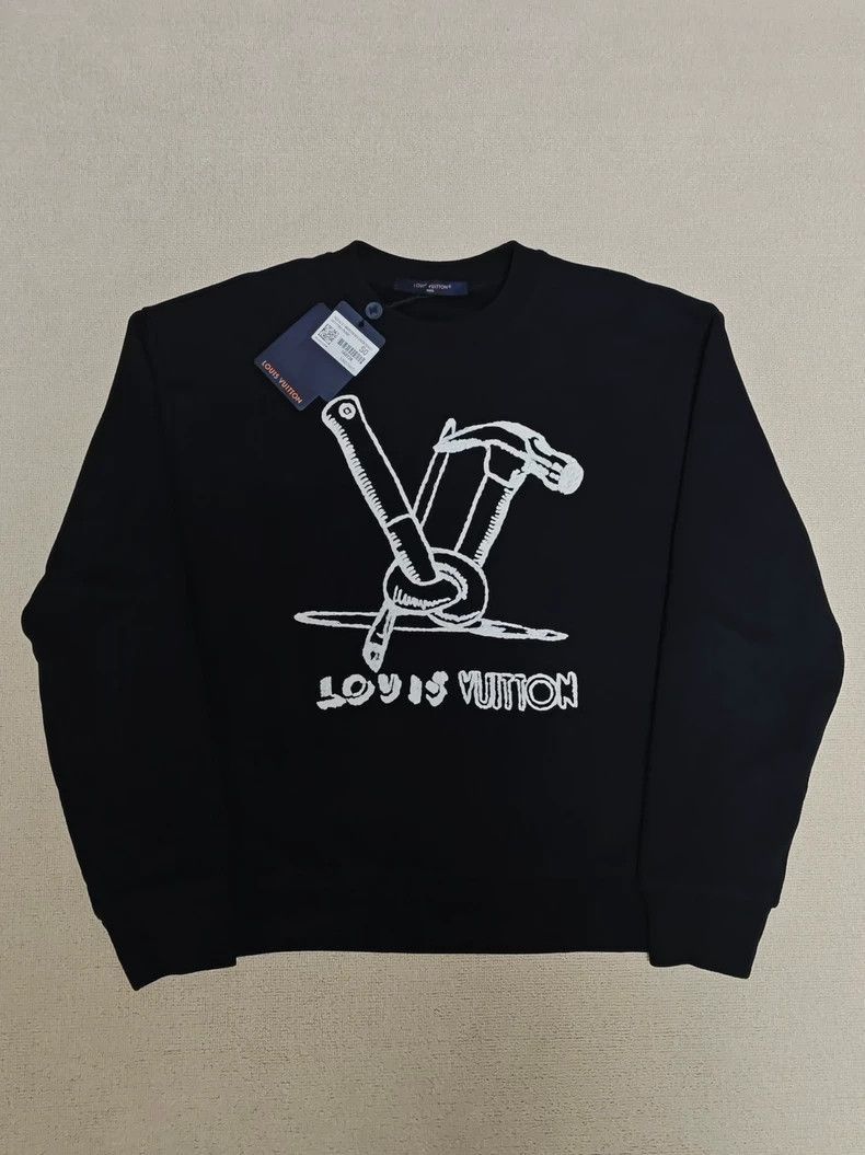 Louis Vuitton Louis Vuitton Embroidered Sweatshirt-2506 Size US S / EU 44-46 / 1 - 1 Thumbnail
