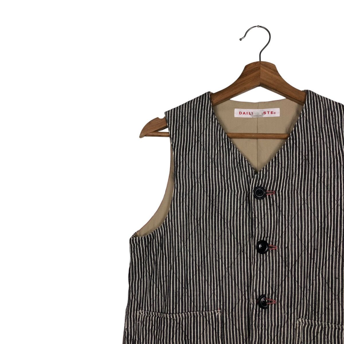 Japanese Brand 📌Vintage Hickory Chore Vest Jacket Daily Taste Kapital Size US M / EU 48-50 / 2 - 8 Thumbnail