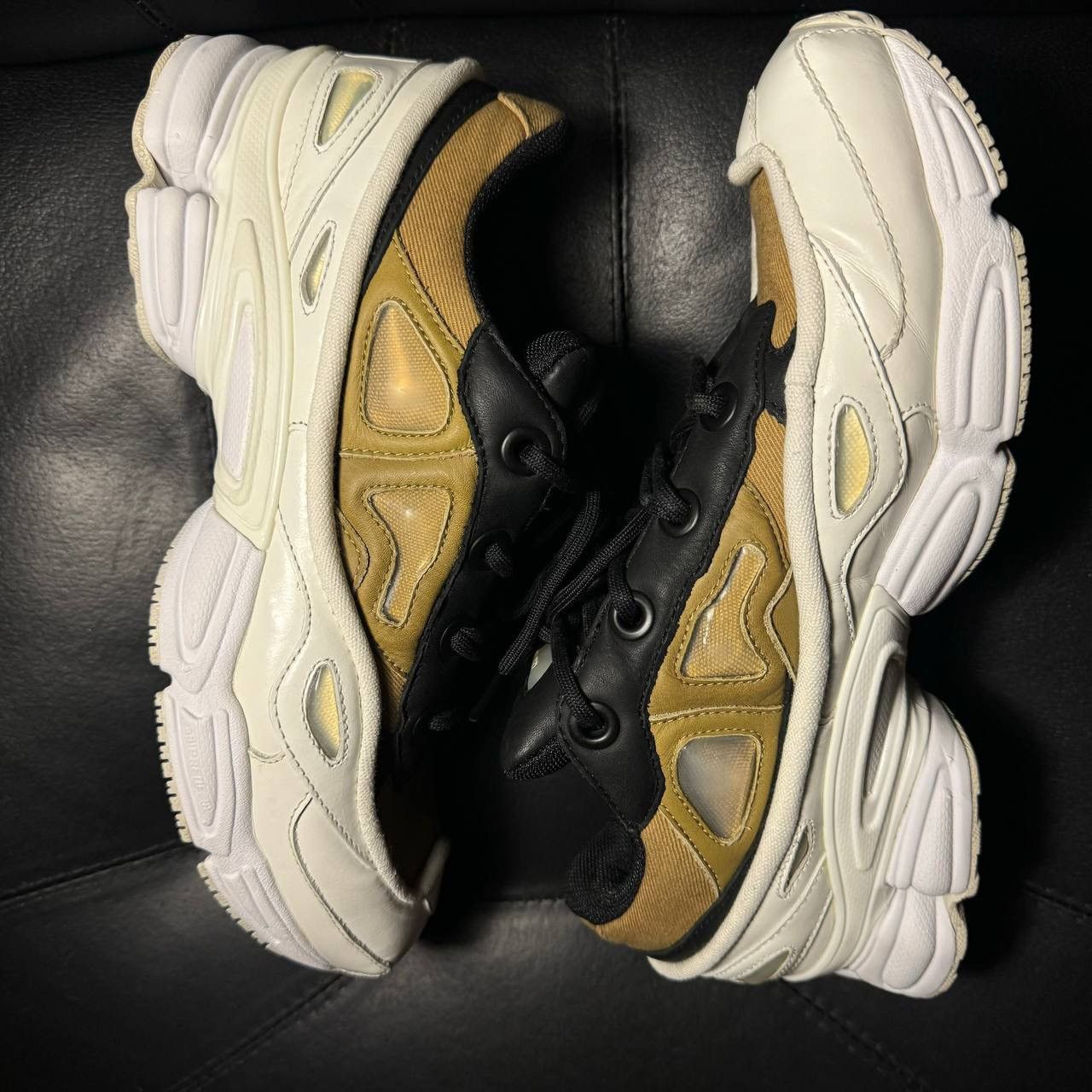 Adidas × Raf Simons 8,5us sneakers Adidas Raf Simons Ozweego Cream White Khaki Size US 8.5 / EU 41-42 - 6 Thumbnail
