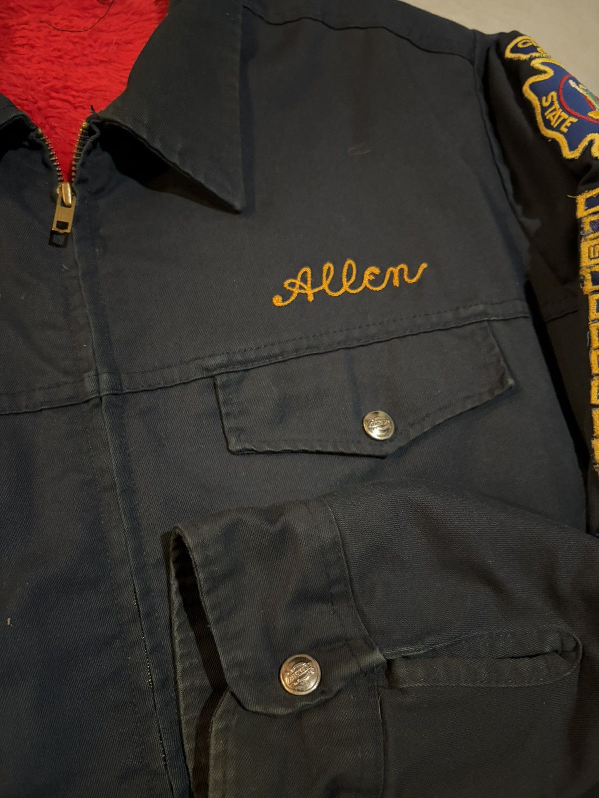 Dickies Beautiful 80s True Vintage Setlowear Dickies Fireman Jacket Size US XL / EU 56 / 4 - 9 Thumbnail