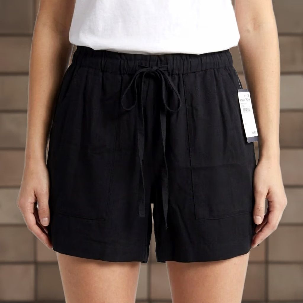 Market NWT Melrose and Market Rayon Utility Shorts - S Size, Black, Graphic, Adjustable Waist Size 27" / US 4 / IT 40 - 1 Thumbnail