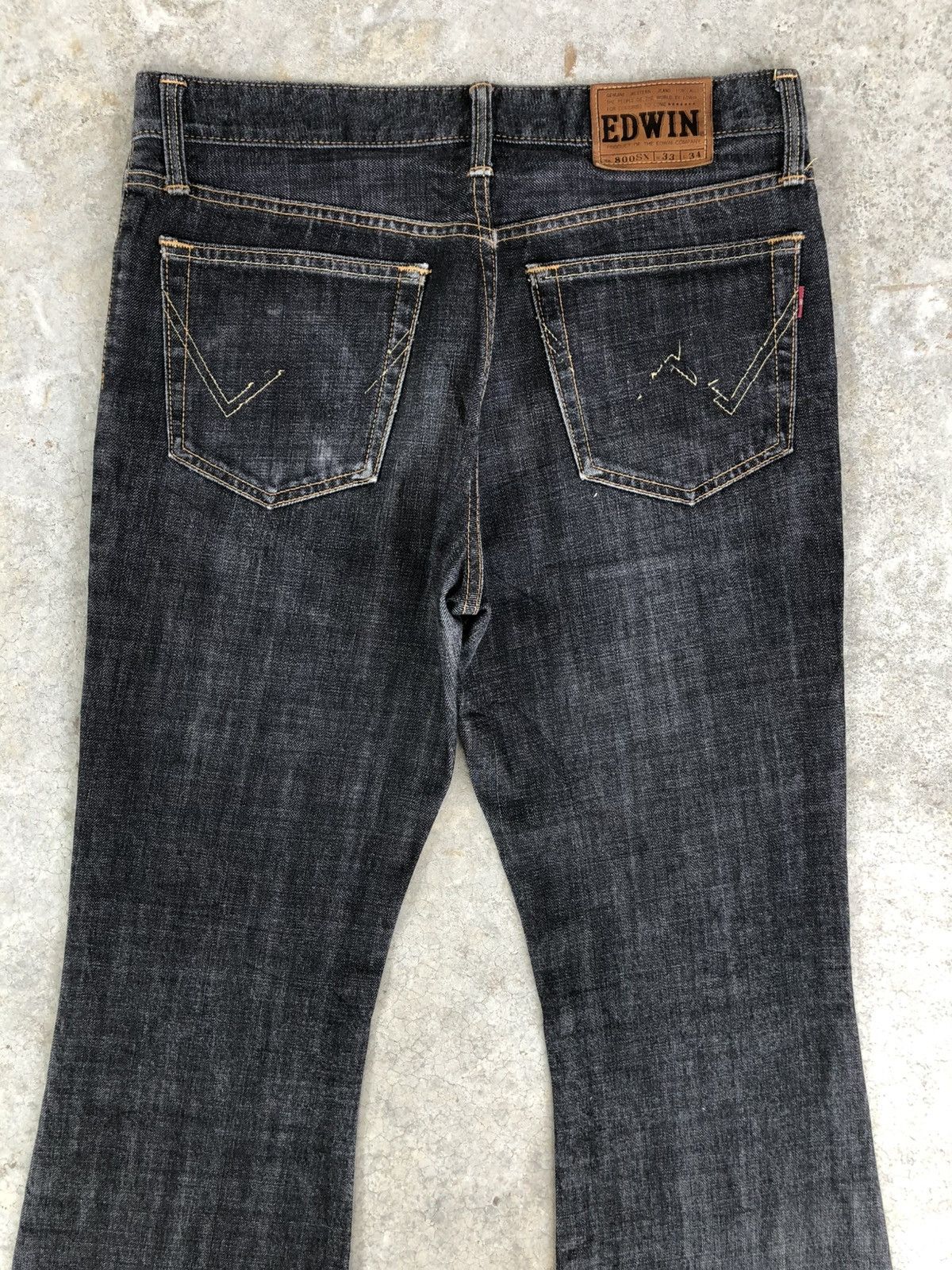 If Six Was Nine Japanese Edwin Flared Jeans Bootcut Jeans Distressed Size US 32 / EU 48 - 8 Thumbnail