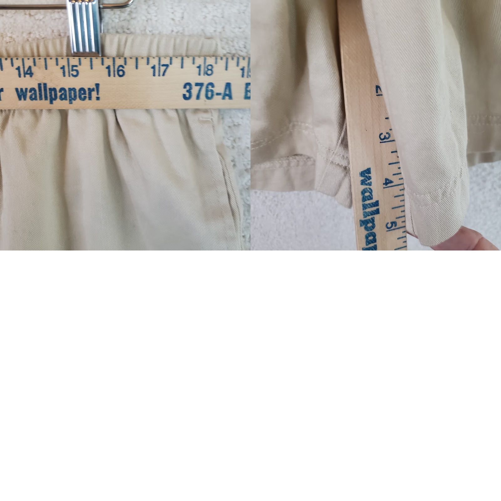 Chubbies Chubbies Easy Shorts Mens 2XL Khaki Elastic Waist Drawstring Bermuda Chino Shorts Casual Travel Size US 39 - 9 Thumbnail