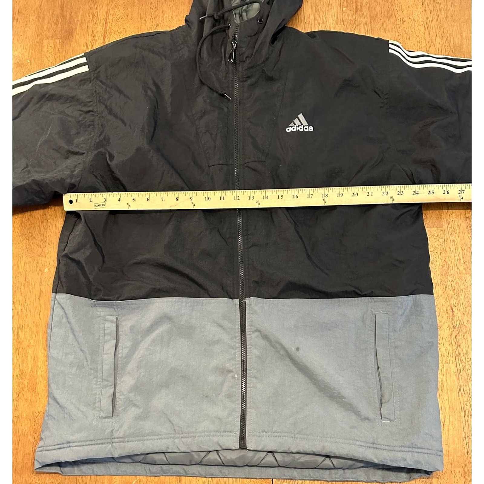Adidas VINTAGE Adidas Coat Full Zip Ski Men L Black Puffer 90s Skiing Size US L / EU 52-54 / 3 - 4 Thumbnail