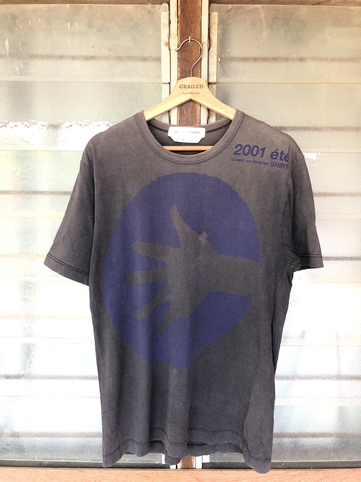 Comme des Garcons Vintage Comme Des Garçons 2001 ete Japanese Design Faded Tee Size US L / EU 52-54 / 3 - 2 Thumbnail