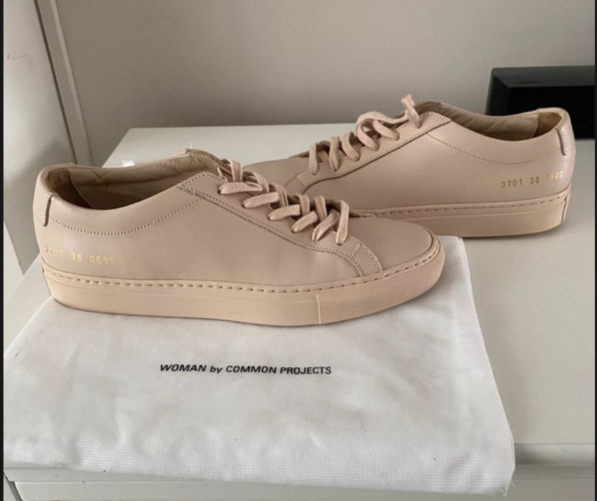 Common Projects Common Projects Original Achilles Rose Beige Sneakers Size US 7.5 / IT 37.5 - 2 Thumbnail