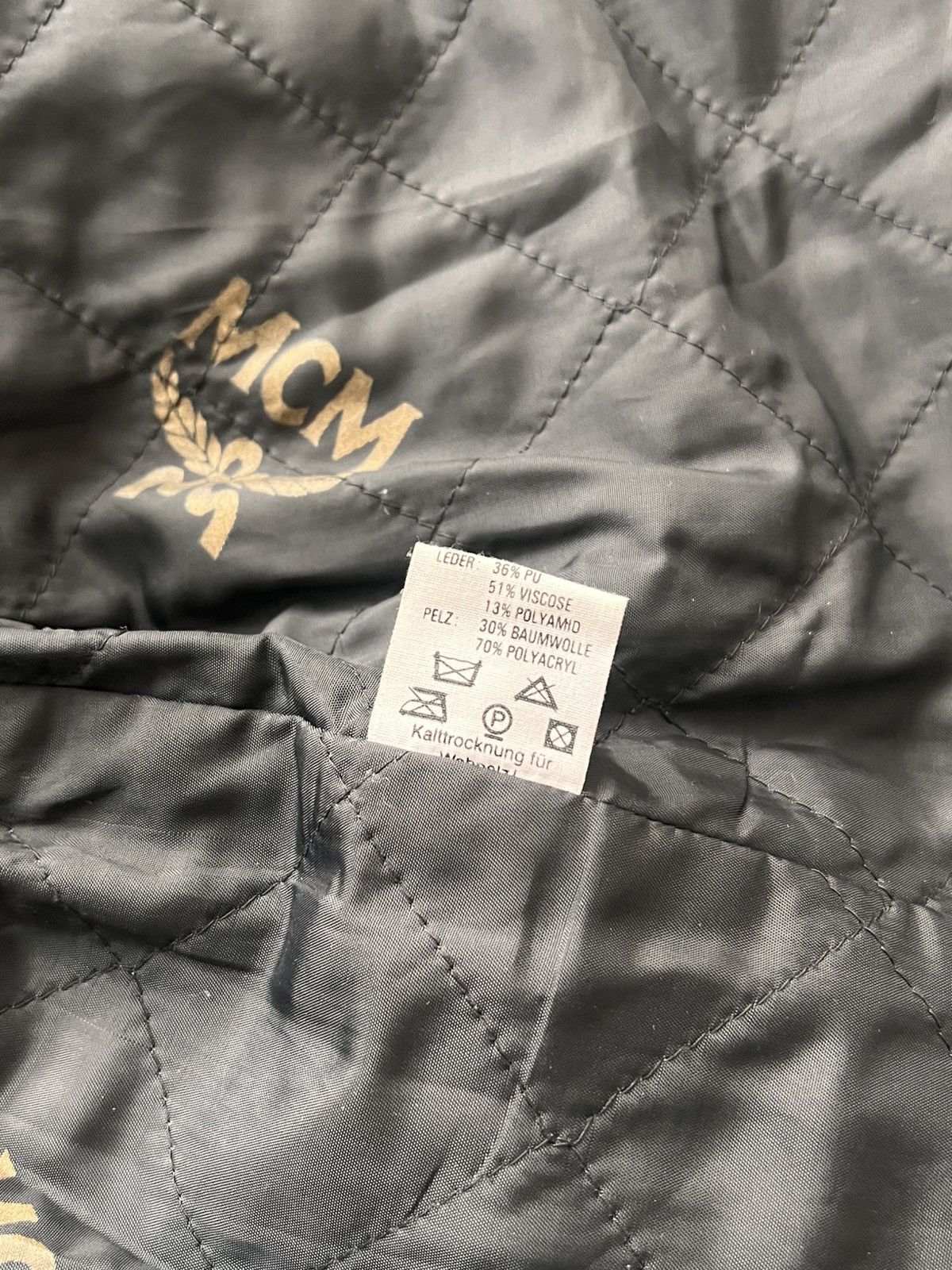 MCM Vintage MCM Black Nylon & Leather Biker Vest Size S / US 4 / IT 40 - 9 Thumbnail