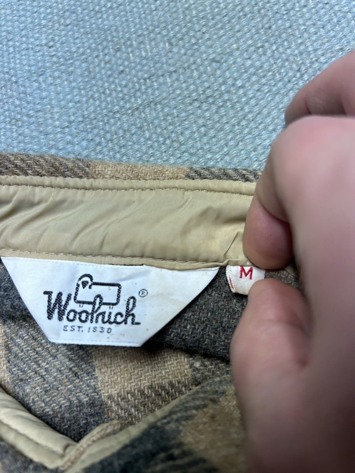 Vintage Vintage 70s Woolrich wool button shirt plaid flannel medium Size US M / EU 48-50 / 2 - 5 Thumbnail