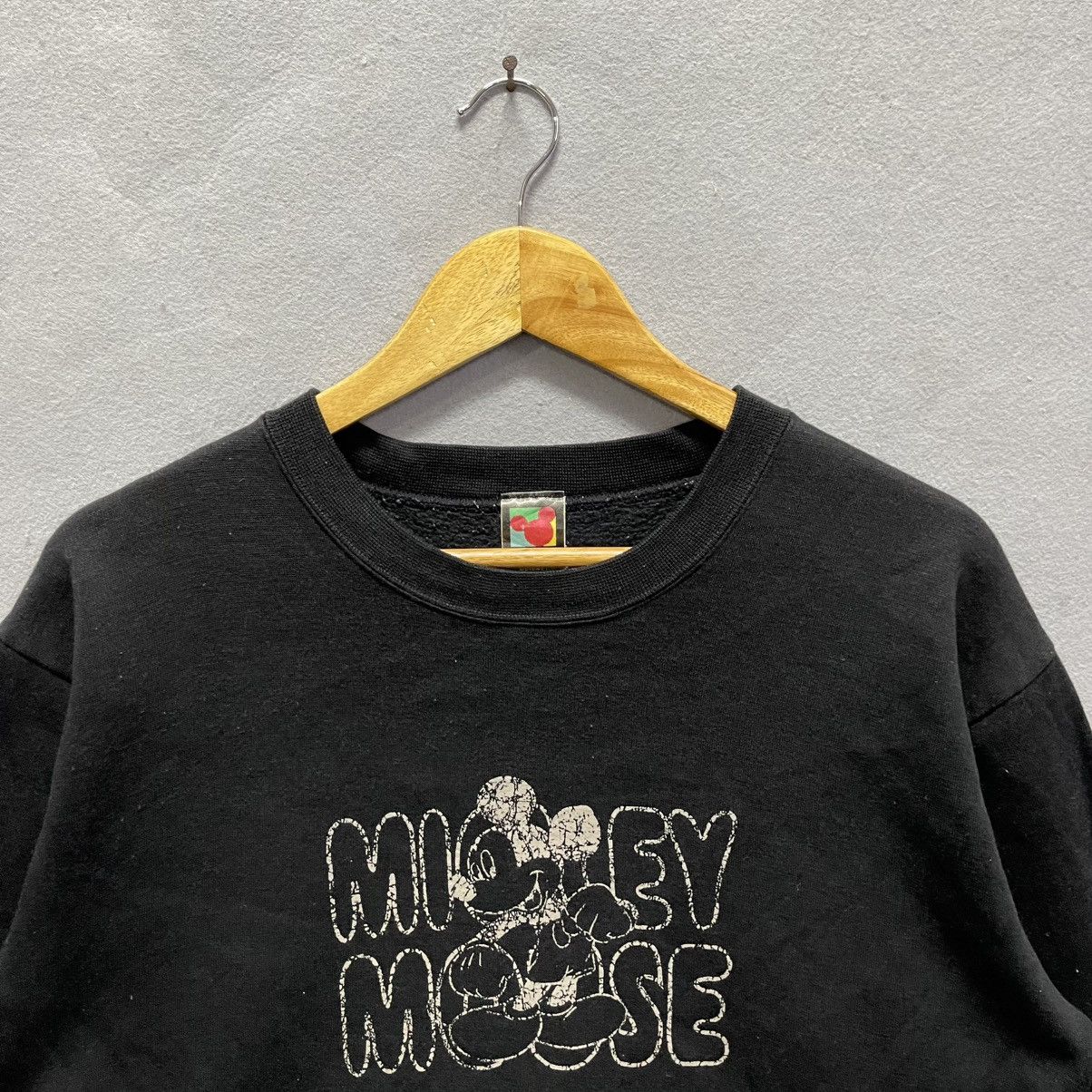 Disney 90s Mickey Unlimited Black Graphic Crewneck (L) Size US L / EU 52-54 / 3 - 2 Thumbnail