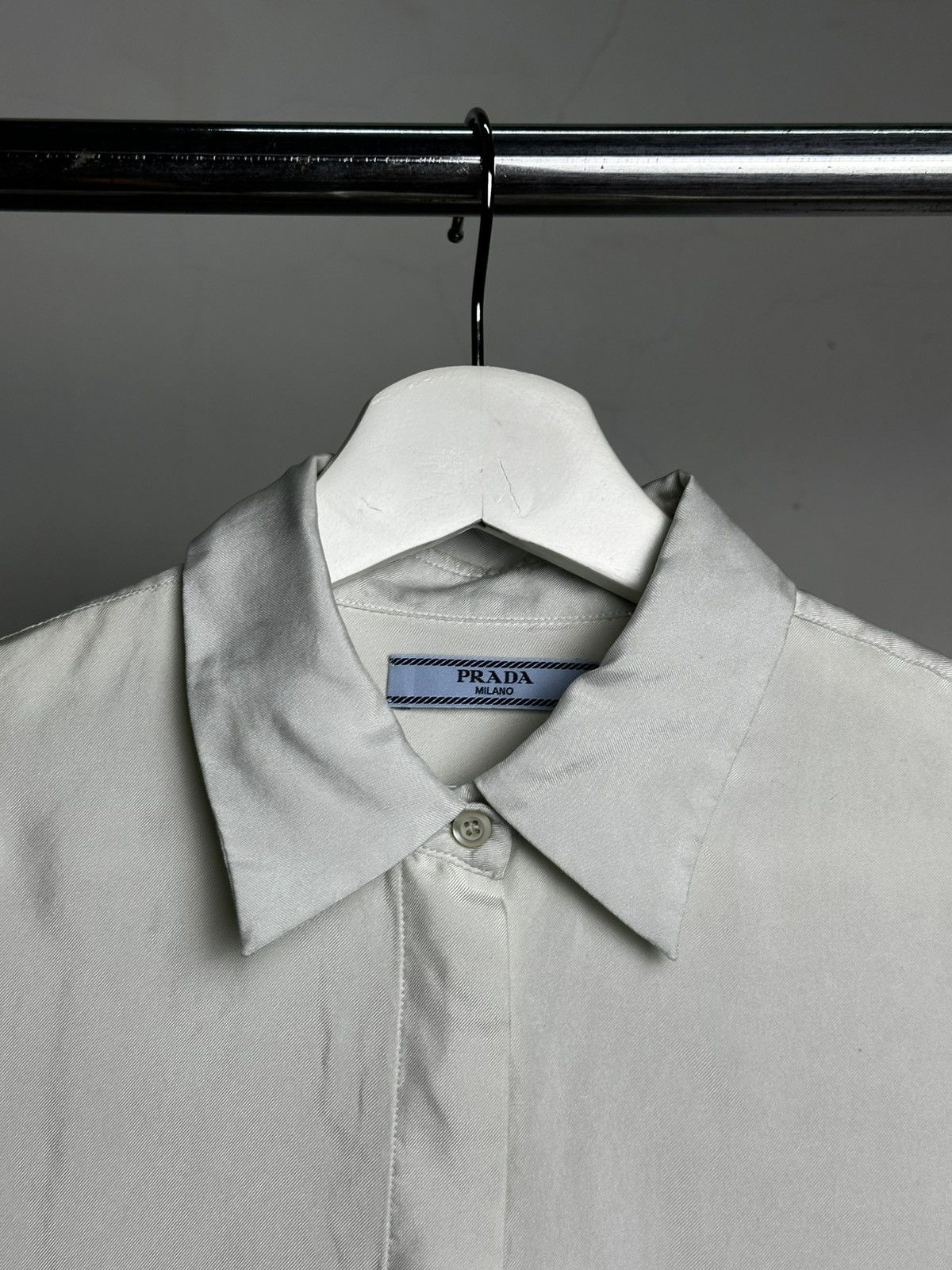Prada Prada Silk Button Shirt Size US M / EU 48-50 / 2 - 2 Thumbnail