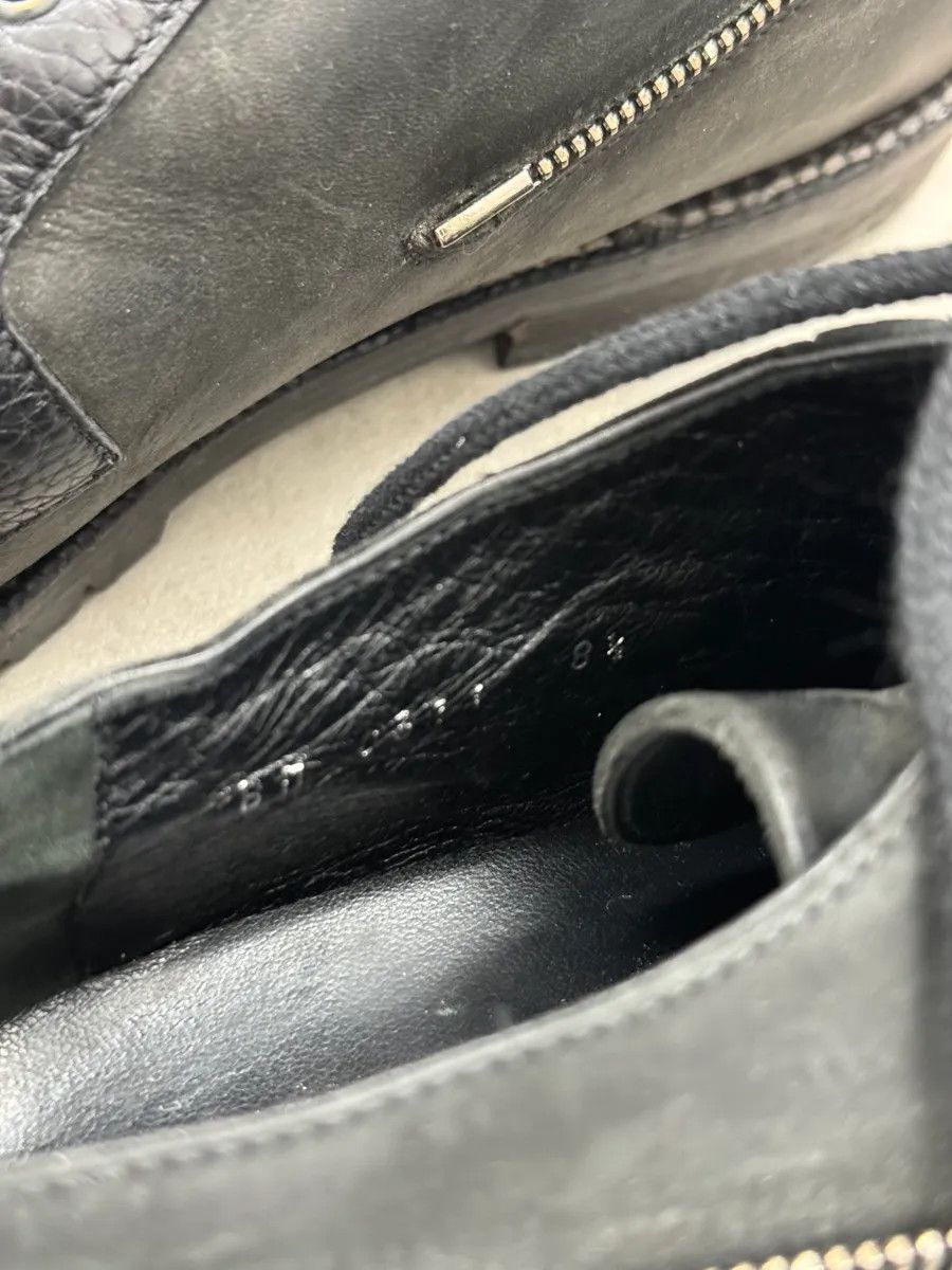 Louis Vuitton Louis Vuitton Lace-Up Detachable Black Eroded Leather Boots Size US 9 / EU 42 - 11 Thumbnail