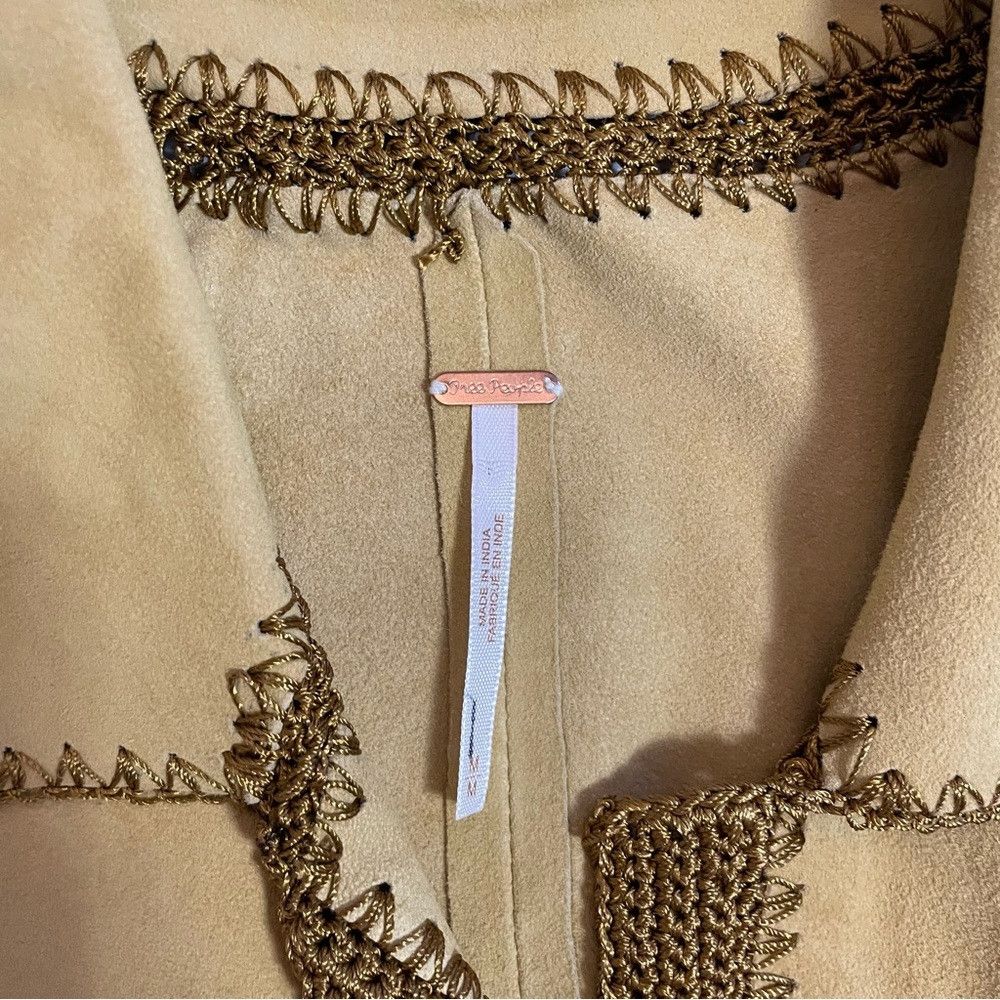 Free People New Free People Adeline Goat Leather Mini Dress Vest Size M Size M / US 6-8 / IT 42-44 - 6 Thumbnail