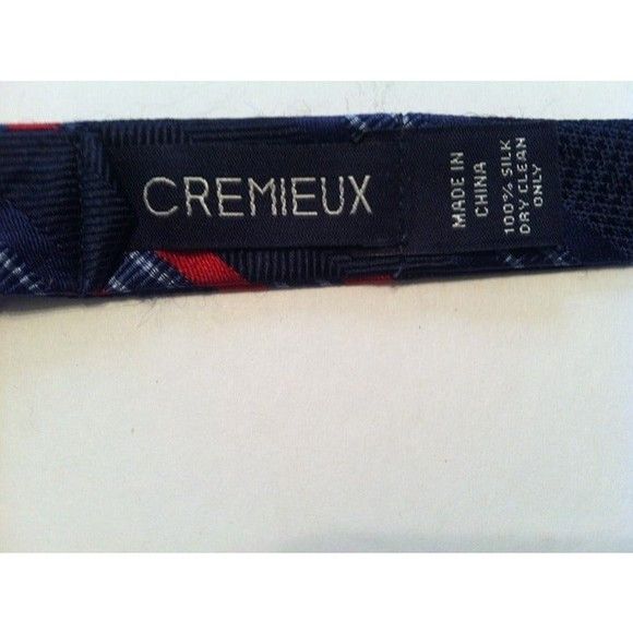 Daniel Cremieux DANIEL CREMIEUX NAVY STRIPED BOW TIE Size ONE SIZE - 6 Thumbnail