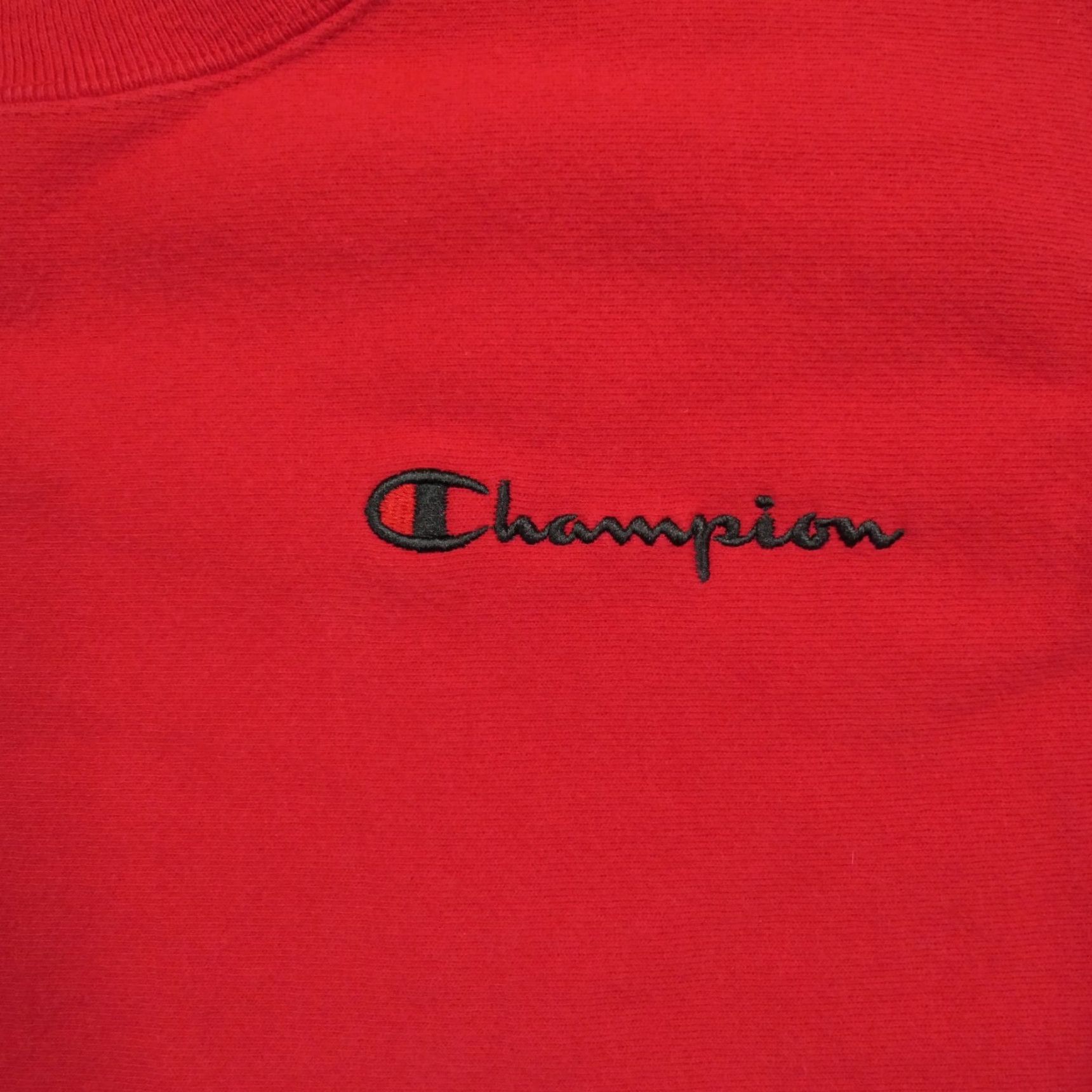 Champion Champion Sweatshirt Mens Sweatshirt Red Pullover Reverse Weave Adult Small Logo Fleece Crew Neck Long Sleeve Solid Pullover Size US S / EU 44-46 / 1 - 2 Thumbnail