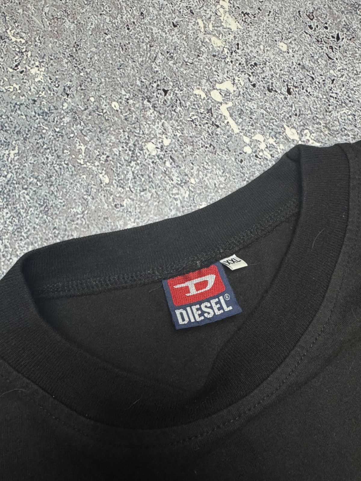 Diesel × Vintage 💥Y2K VINTAGE DIESEL BIG LOGO TANK TOP TEE ARCHIVE Size US XXL / EU 58 / 5 - 6 Thumbnail