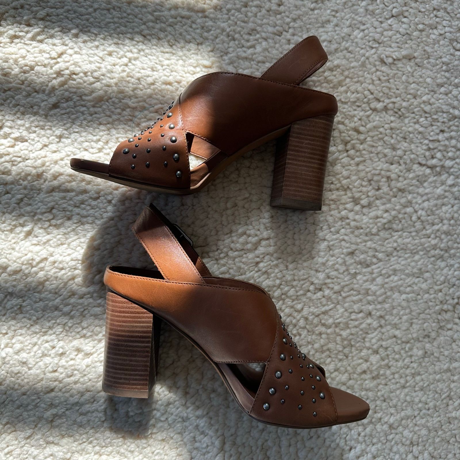 Treasure & Bond Treasure & Bond Heel Studded Sandal Chestnut Brown Size 8.5 Size US 8.5 / IT 38.5 - 6 Thumbnail