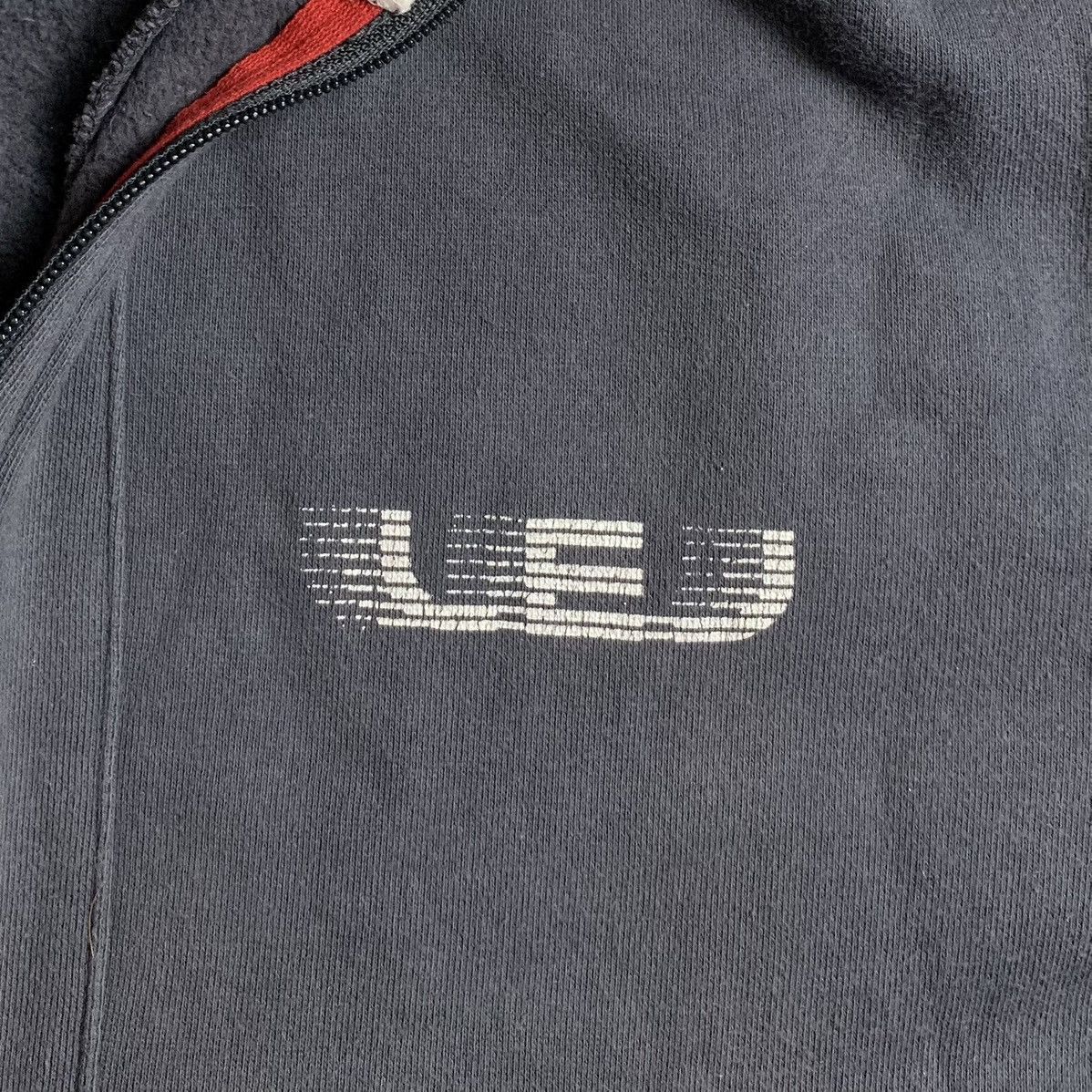 Levi's 2000s Levi’s Enginereed Jeans 1/4 Zip Hoodie Big Logo Size US L / EU 52-54 / 3 - 8 Thumbnail