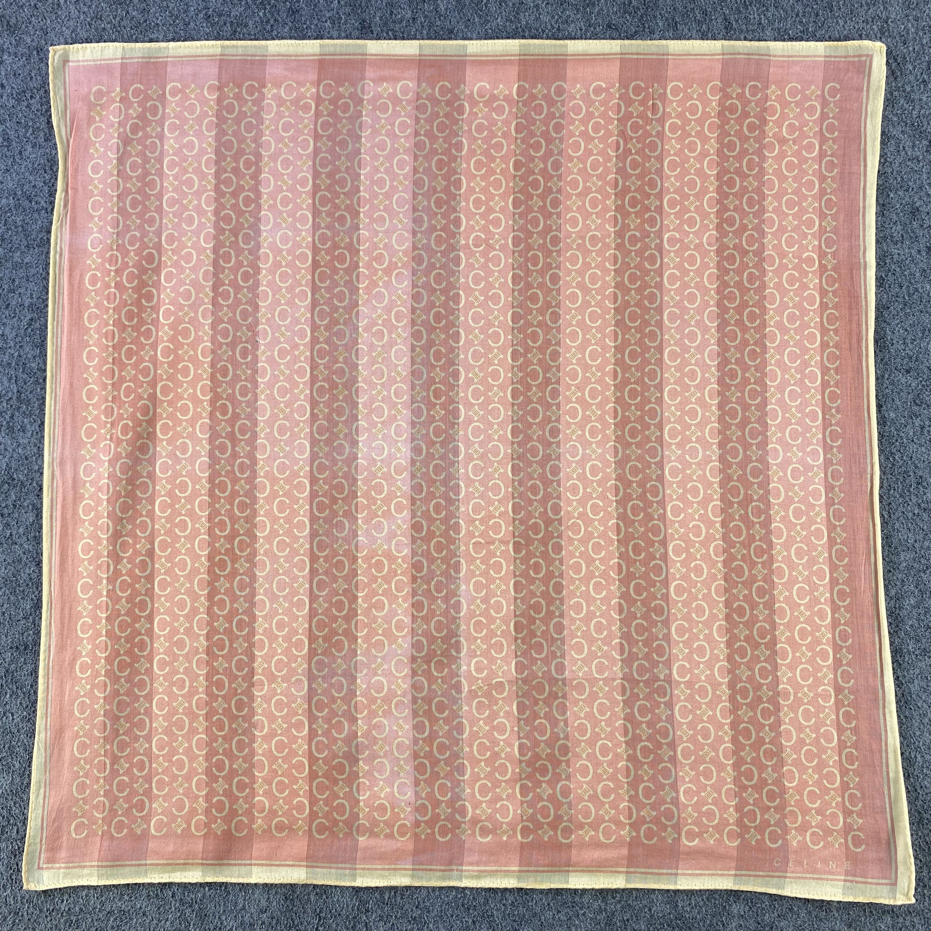 Vintage Celine Handkerchief/Neckerchief/Bandana HC577 Size ONE SIZE - 1 Thumbnail