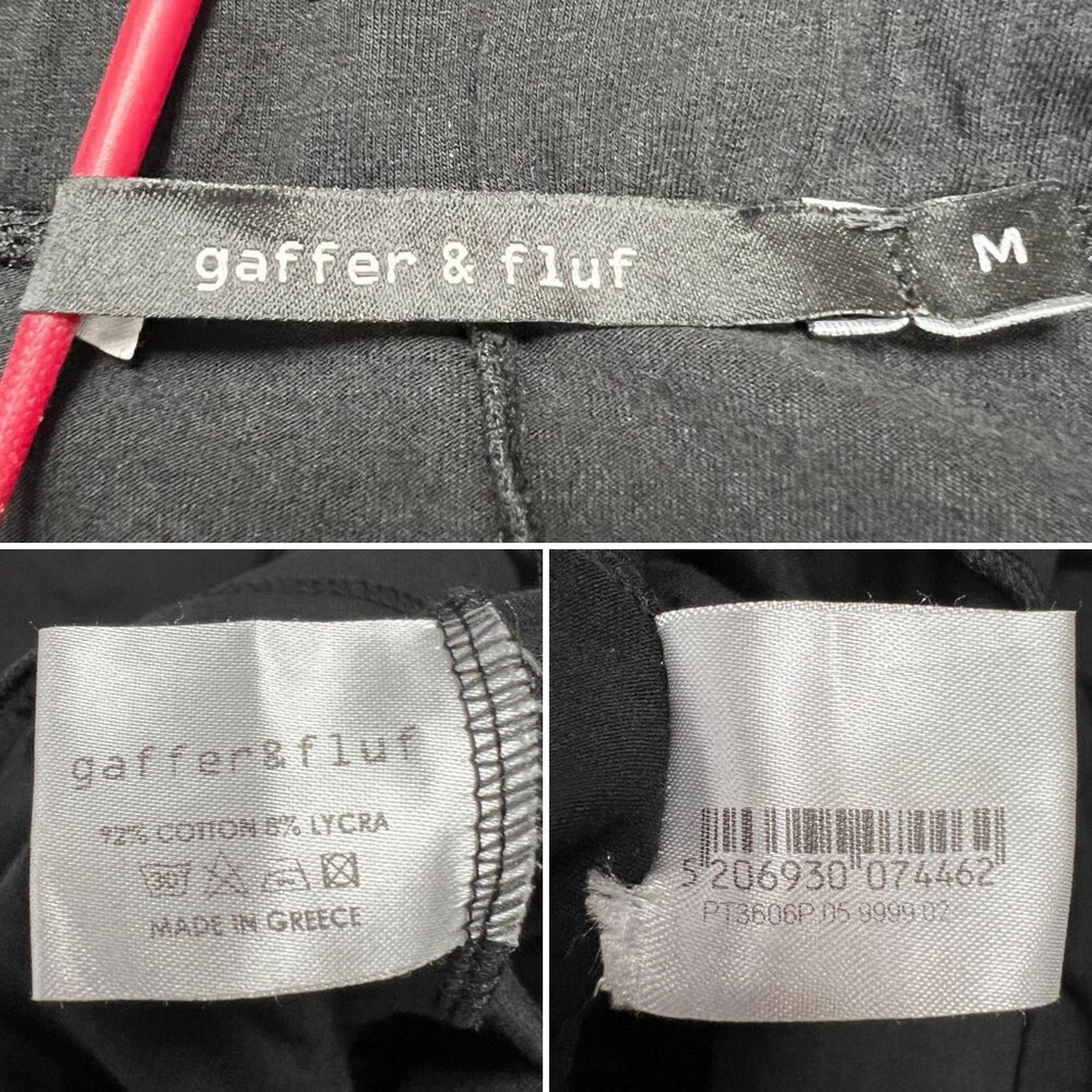 Other Gaffer & Fluf Cropped Lantern Harem Pant Black Size M Size 32" / US 10 / IT 46 - 3 Thumbnail