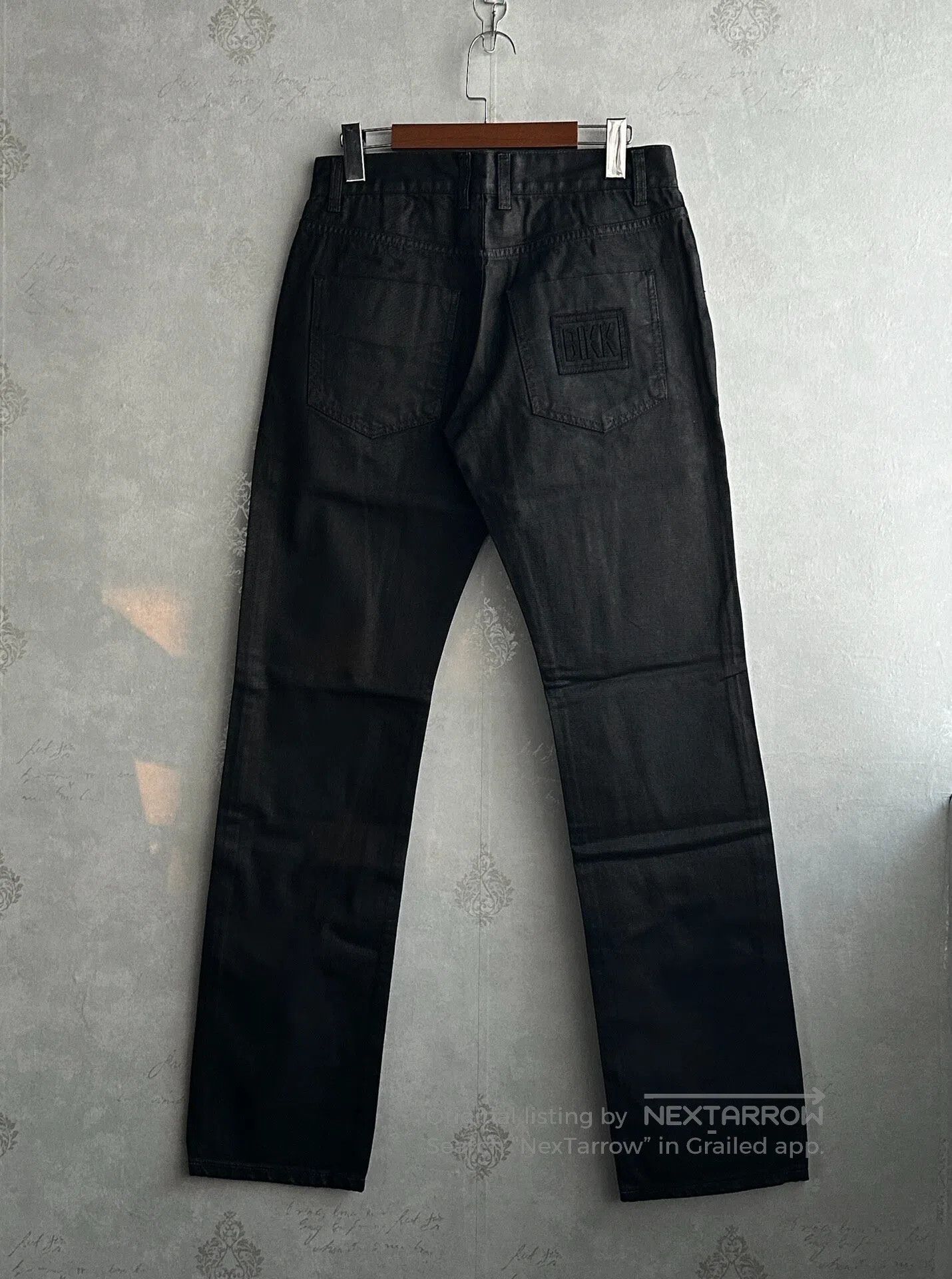 Dirk Bikkembergs DIRK BIKKEMBERGS Glue-coated denim jeans| Size US 30 / EU 46 - 2 Thumbnail
