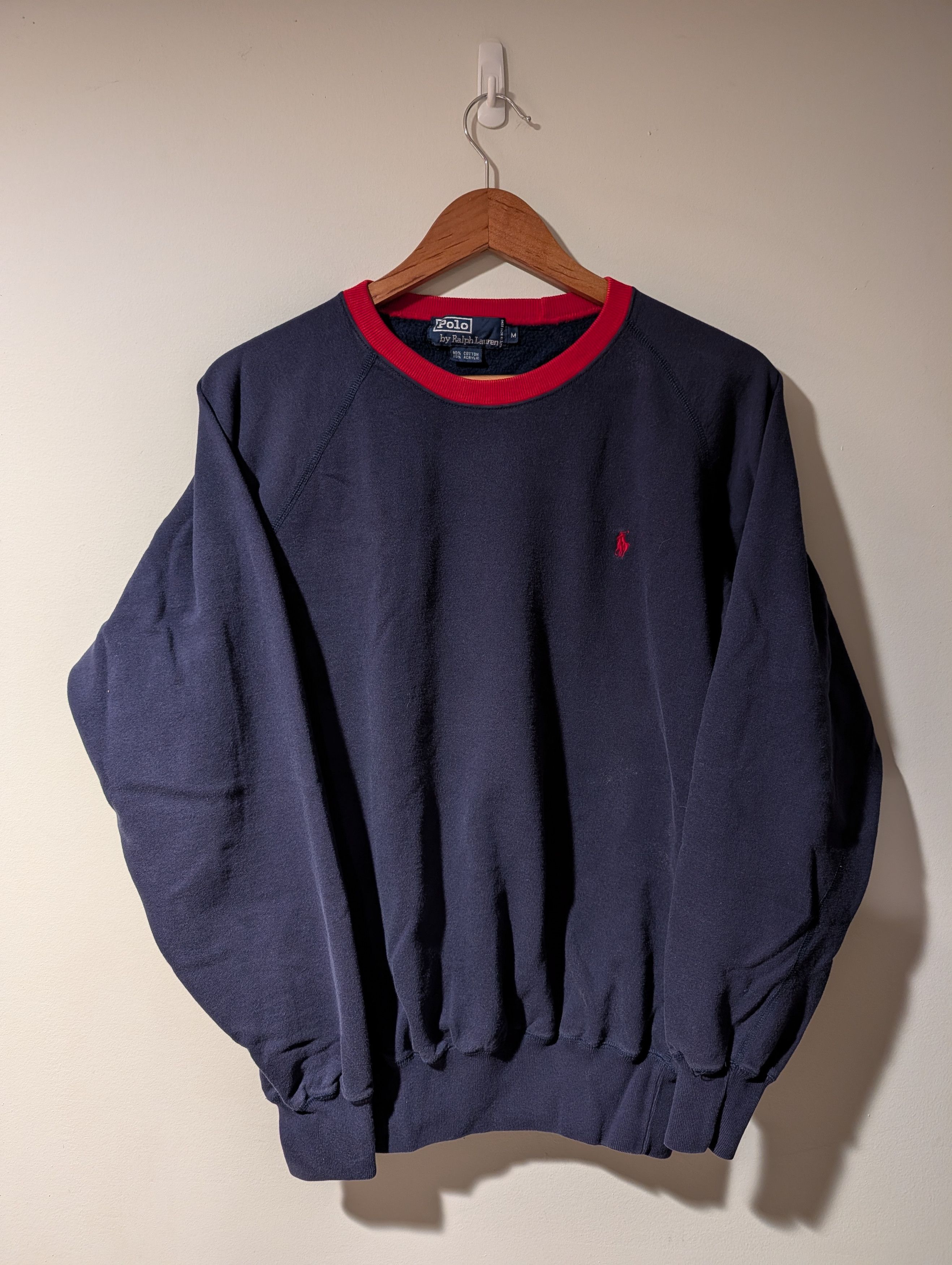 Polo Ralph Lauren Polo Ralph Lauren Small Pony Essential Blank Sweater Size US M / EU 48-50 / 2 - 1 Thumbnail