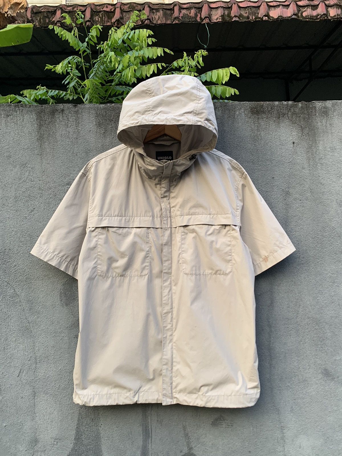 Japanese Brand Uniqlo Hooded Zipper Shirt Size US L / EU 52-54 / 3 - 2 Thumbnail