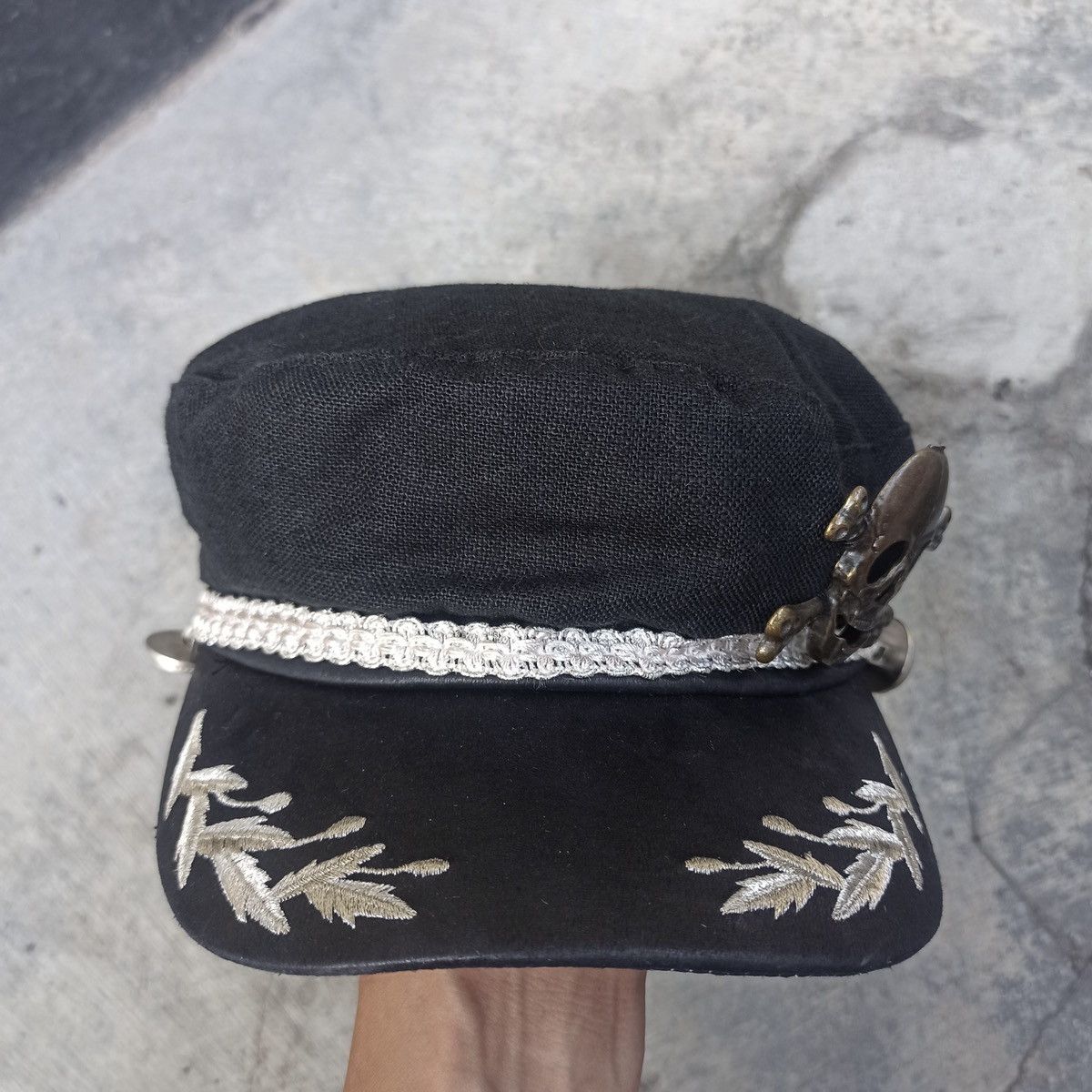 14th Addiction DARK.. Skull Sailor hat / Fisherman Hat Size ONE SIZE - 2 Thumbnail