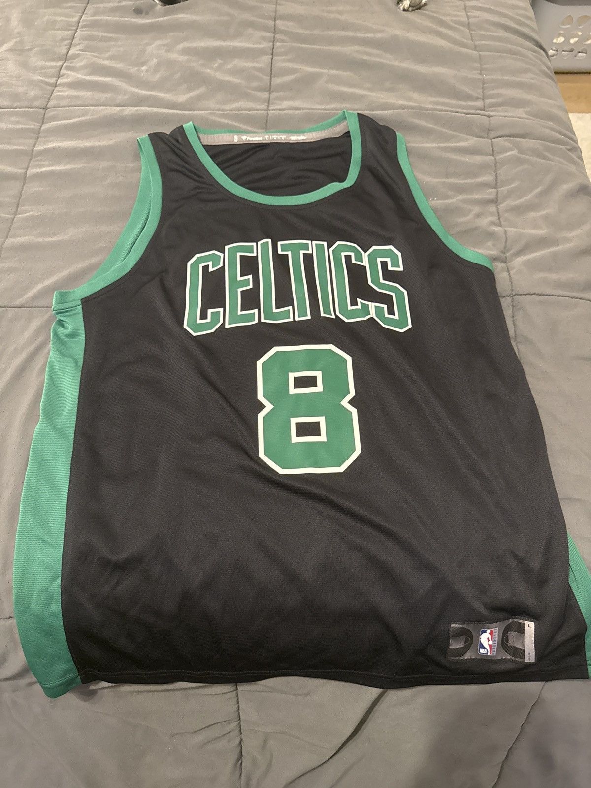 Nike Kemba Walker Celtics Jersey Black and Green No. 8 Size US L / EU 52-54 / 3 - 2 Thumbnail