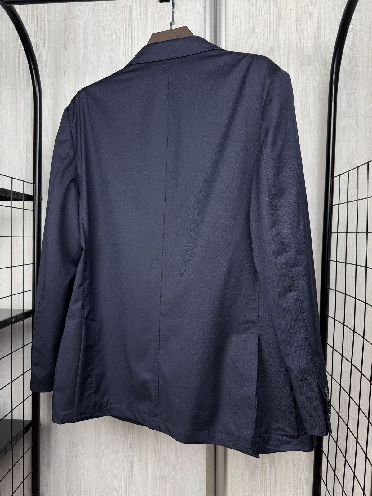 Other Artu Napoli Navy Blue unlined travel jacket wool blazer Size 48R - 9 Thumbnail