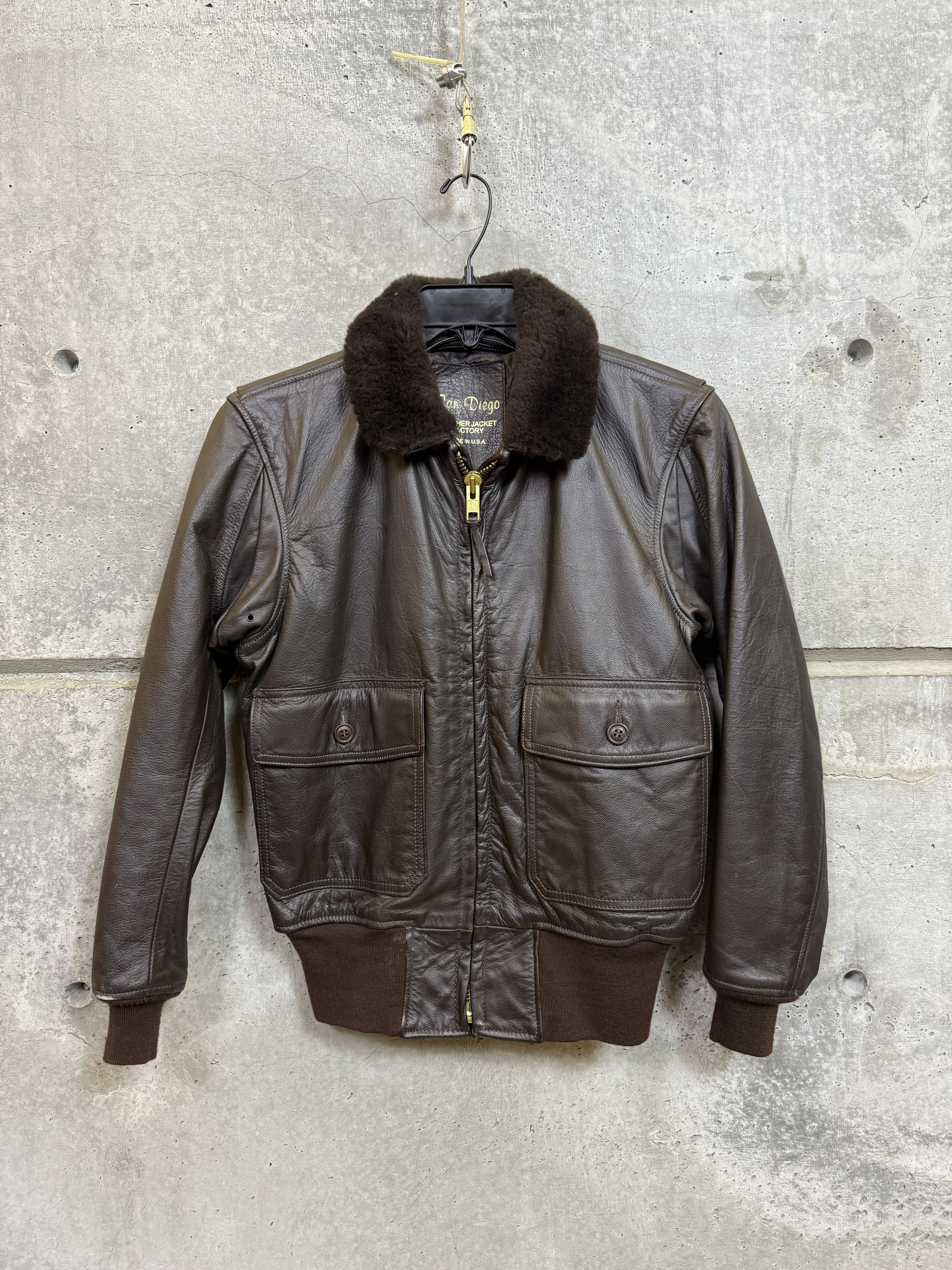 Leather San Diego Leather USN G-1 Jacket Size US S / EU 44-46 / 1 - 1 Thumbnail