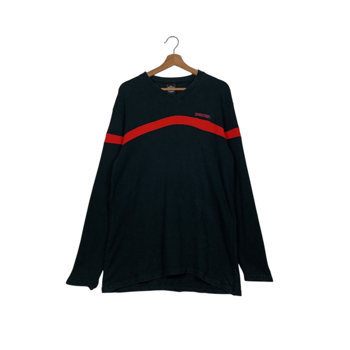 Vans VANS USA Embroidery Small Logo V Neck Sweater #1714-C76 Size US M / EU 48-50 / 2 - 1 Thumbnail