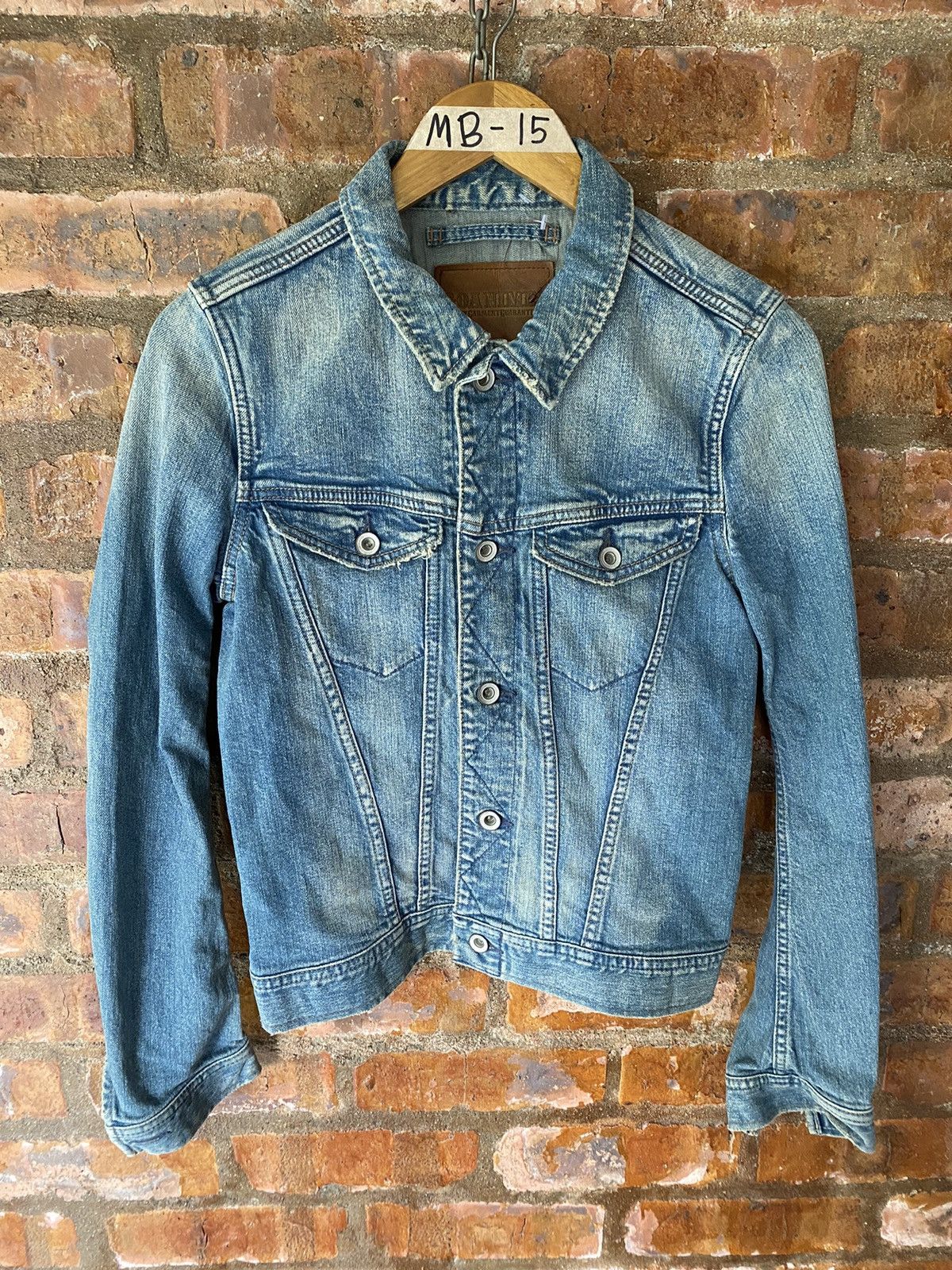 GOA 2000s GOA stone wash V denim Jacket Size US S / EU 44-46 / 1 - 2 Thumbnail