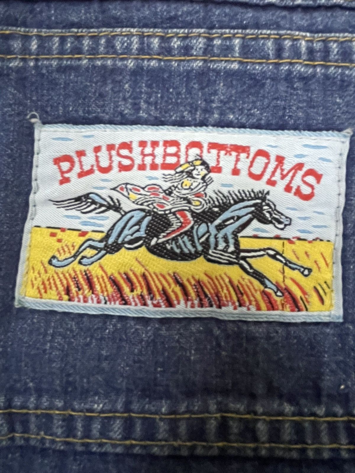 Vintage Vintage 70’s Plushbottom Denim Size 30" / US 8 / IT 44 - 8 Thumbnail