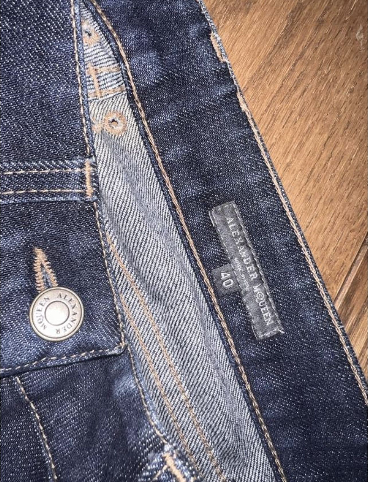 Alexander McQueen ALEXANDER MCQUEEN INDIGO JEANS Size 28" / US 6 / IT 42 - 3 Thumbnail