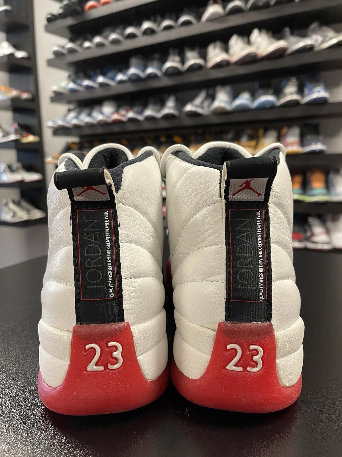 Size Nike Air Jordan 12 XII OG Cherry 1996 White-Varsity
