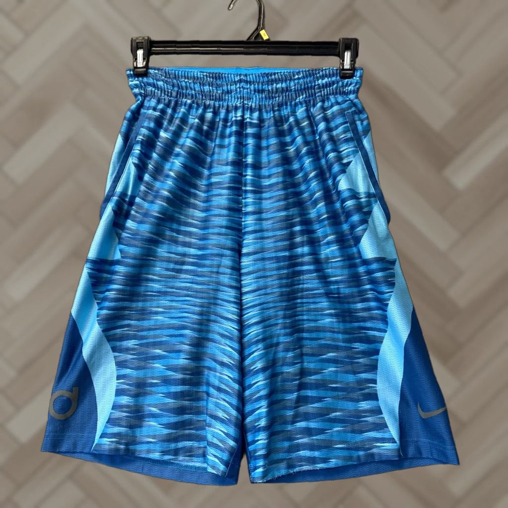 Nike Nike Shorts Adult S blue Basketball Running Mens 37-68 Regular solid Athletic Color: Blue Size US 29 - 1 Thumbnail
