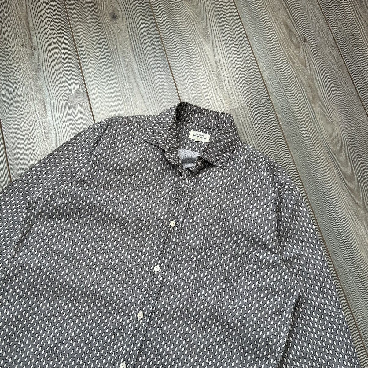 Hartford Hartford Mens Slim Fit Button Up Printed Shirt S Size US S / EU 44-46 / 1 - 7 Thumbnail