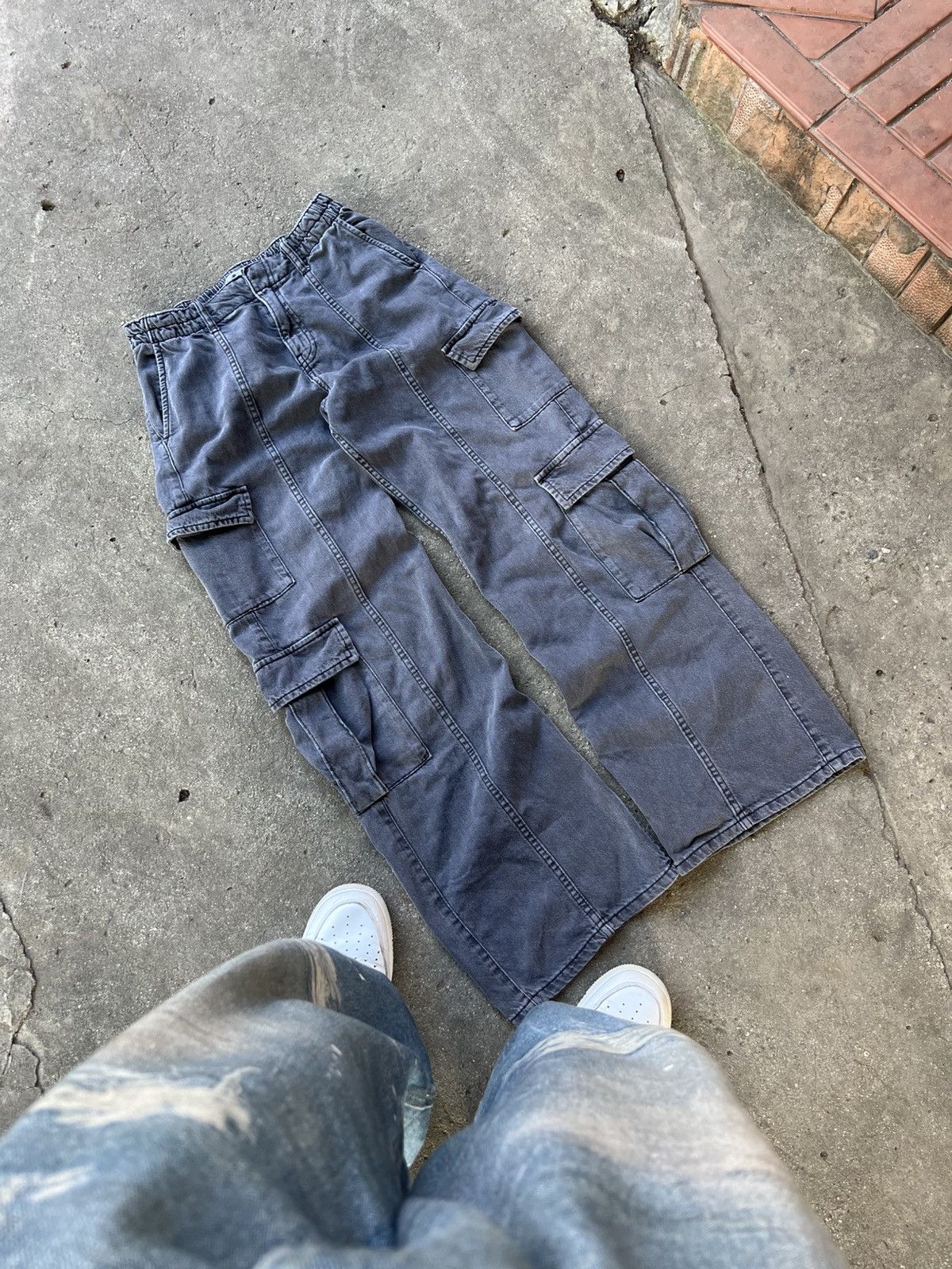 If Six Was Nine VINTAGE BERSHKA CARGGO PANTS BAGGY IF SIX WAS NINE TRIBAL Size US 28 / EU 44 - 1 Thumbnail